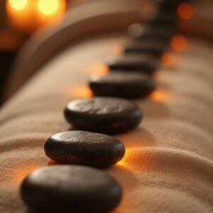 مساج الاحجار الساخنة 45 دقيقة Swedish massage with stones