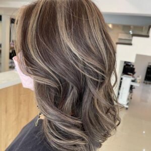هايلايت لشعر البوي Highlights for bob hair